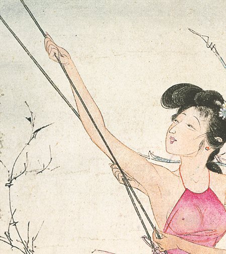 清浦-胡也佛的仕女画和最知名的金瓶梅秘戏图